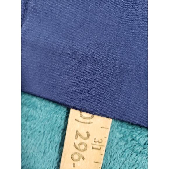 Time and Tru Dress Pants Size 12 Womens Blue Stretch Hook & Eye Straight NWT - Picture 8 of 13